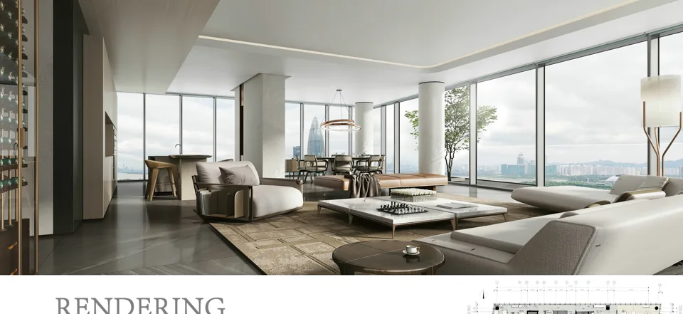 Bay One Residence — Visualisasi Desain